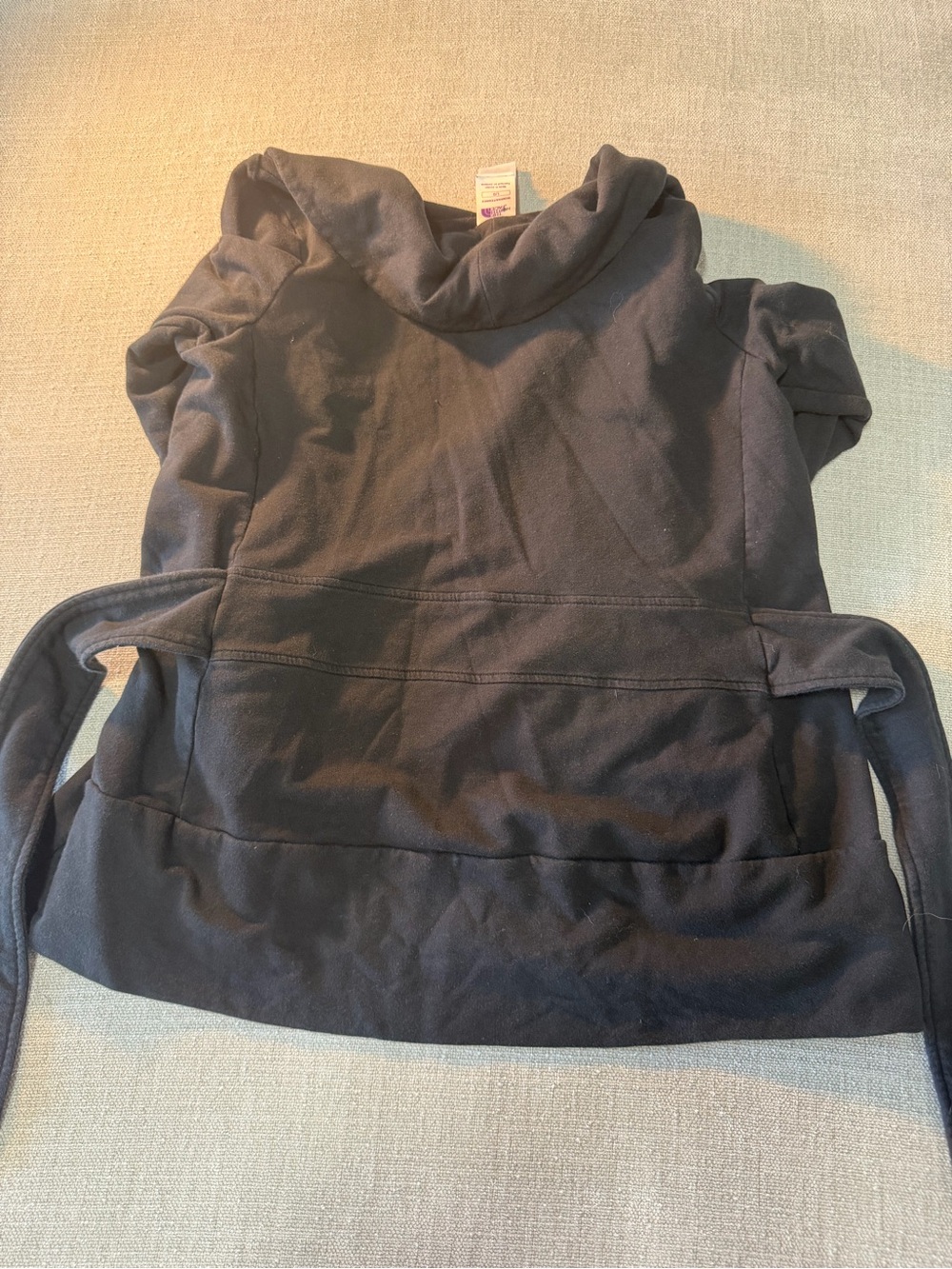 The North Face Black Fleece Open Cardigan with Embroidered Logo - Picture 4 of 4